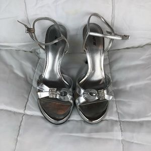 Silver heels